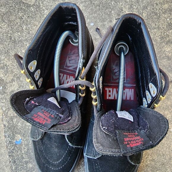 WOMENS - Vans Marvel Black Panther - Womens Shoes - SIZE 8 - Picture 8 of 11